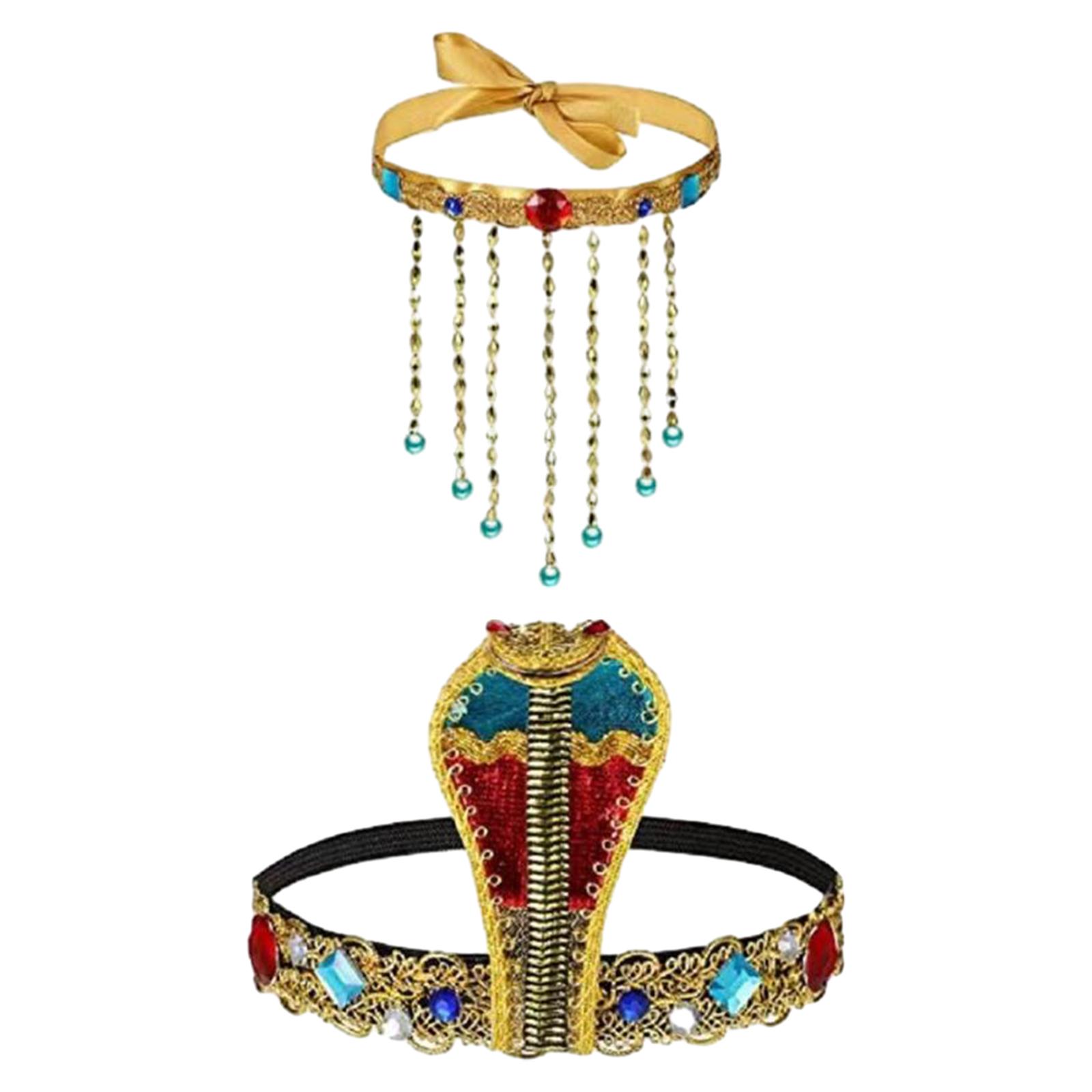 Women Accessories In Egypt - 2 peças acessórios de fantasia egípcia