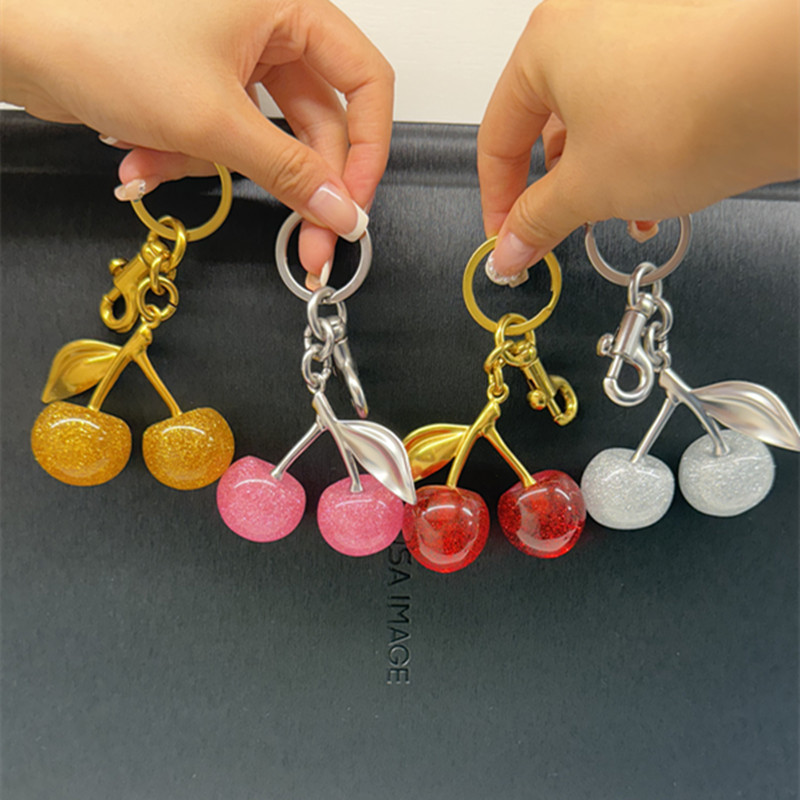 Women'S Accessories Coach - Moda cereja chaveiro verão frutas cerejas
