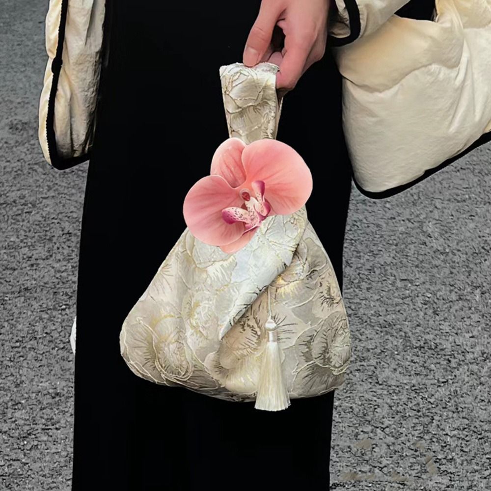 Women'S Accessories Purse - Estilo chinês Nó Saco De Pulso,