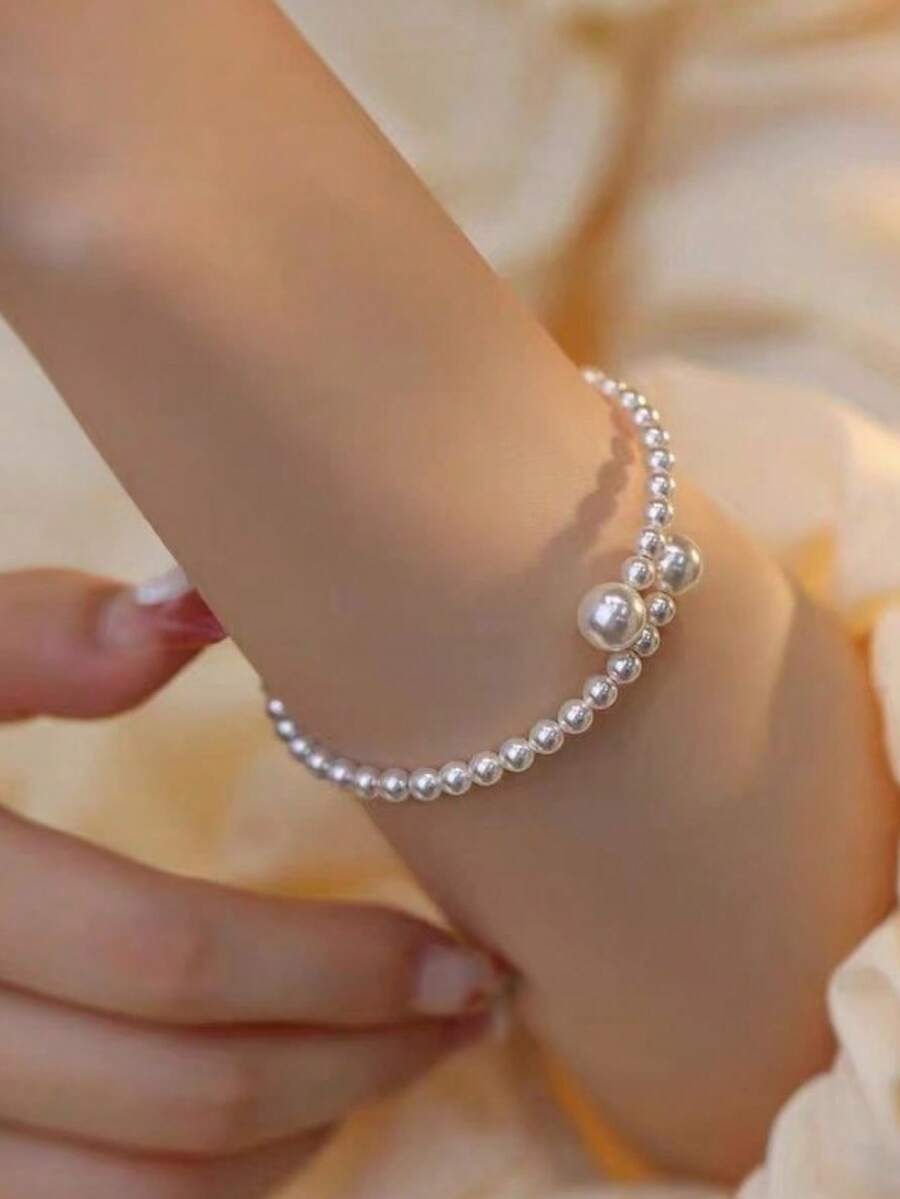 1 peça de pulseira elegante aj - Women Accessories Bracelet avaliação e preço