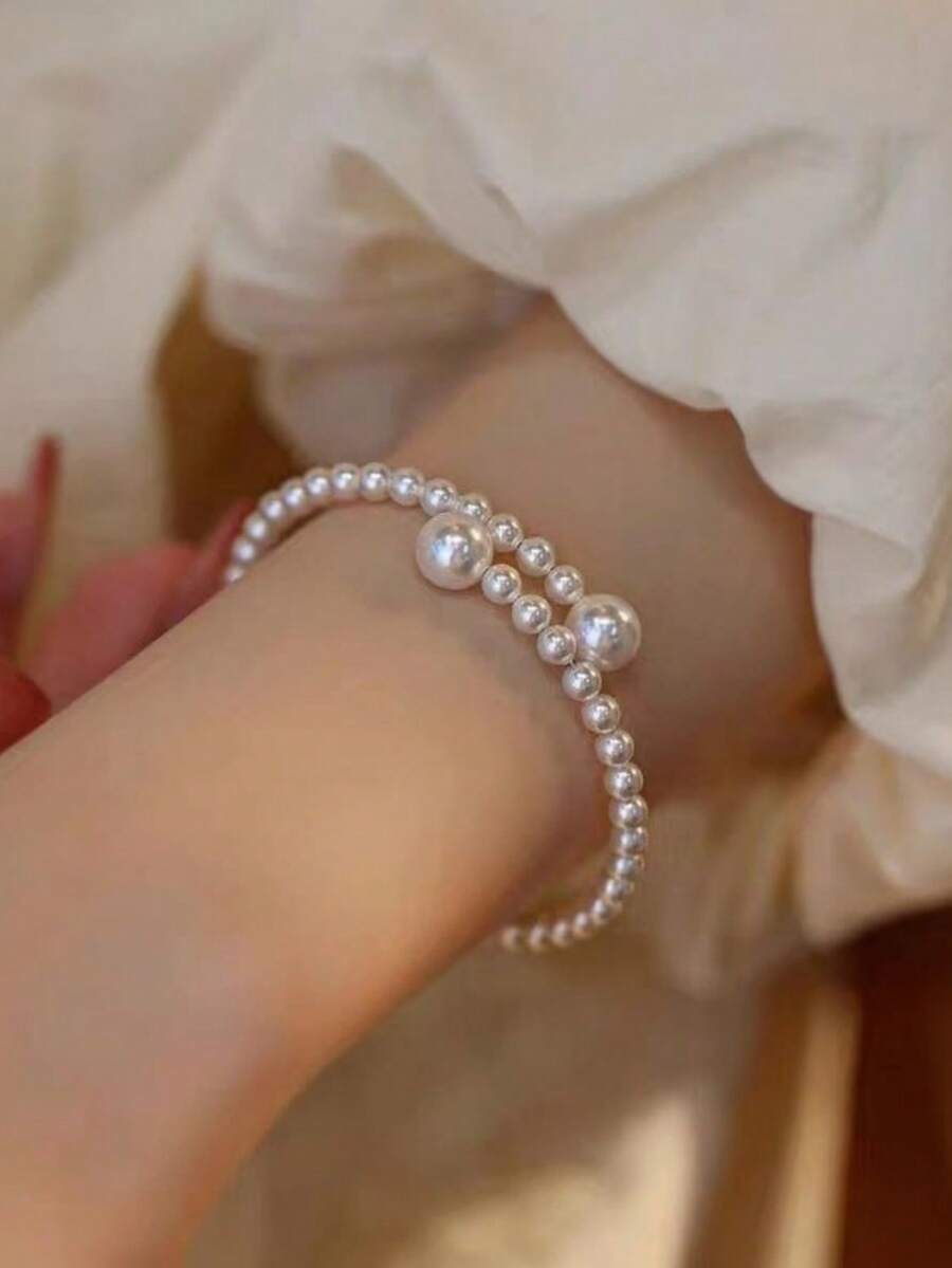 1 peça de pulseira elegante aj - Women Accessories Bracelet avaliação e preço