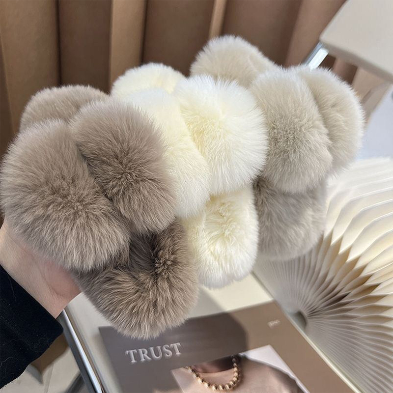 Garra do cabelo da pele do fal - Women'S Winter Accessories Set avaliação e preço