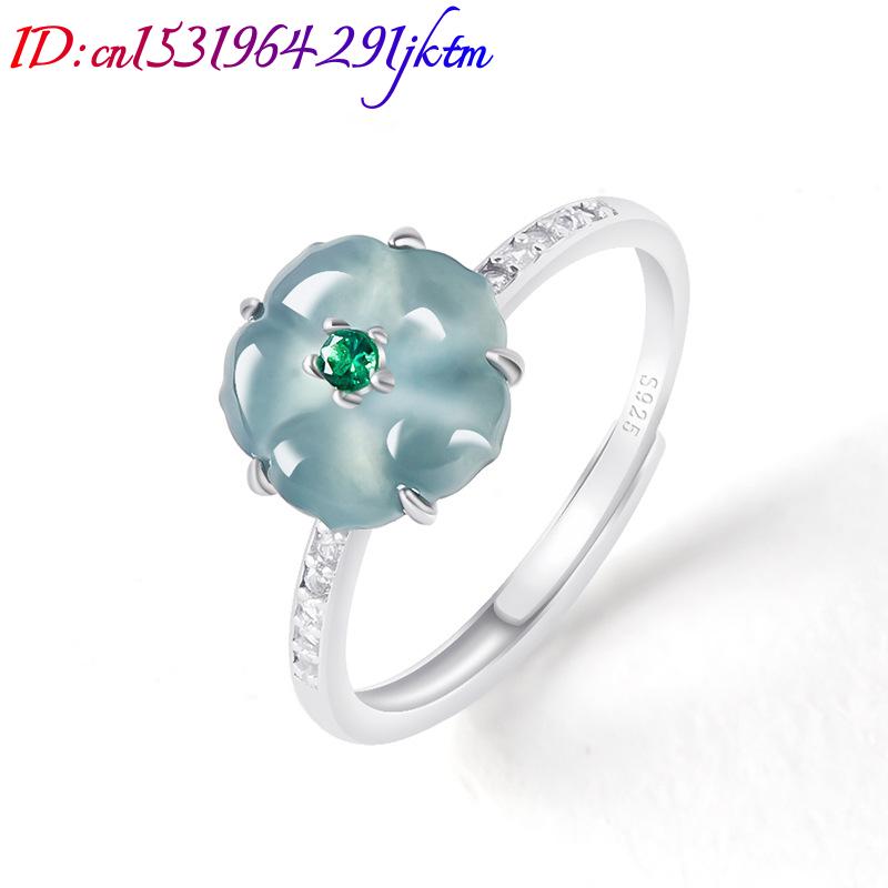 Anéis de Flor de Jadeíta Birma - Women Accessories To Gift avaliação e preço