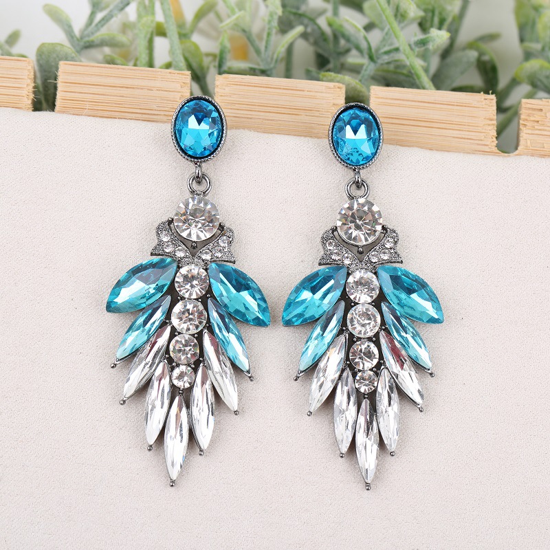Brincos femininos de cristal d - Women'S Accessories Manufacturers avaliação e preço