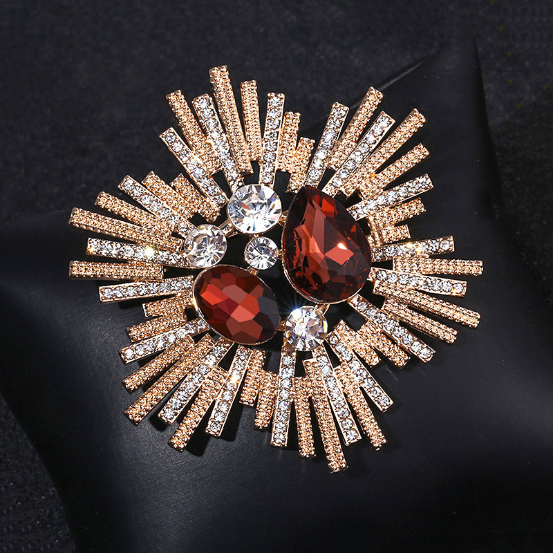 Broche de cristal de luxo de a - Women'S Accessories Manufacturers avaliação e preço