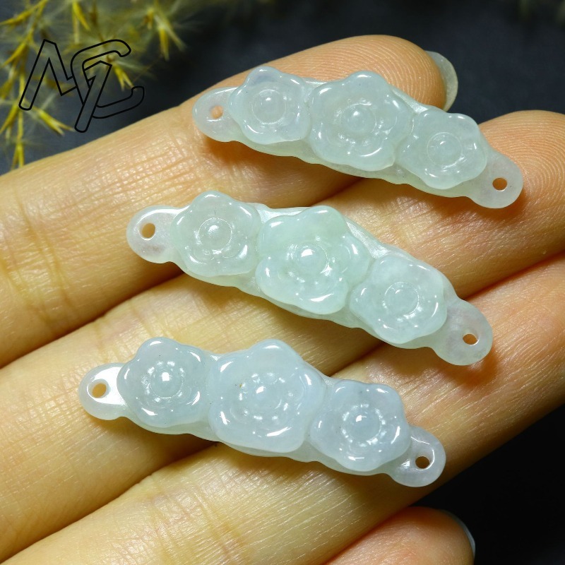 1 peça de Flor de Jadeíta Natu - Women Accessories To Gift avaliação e preço