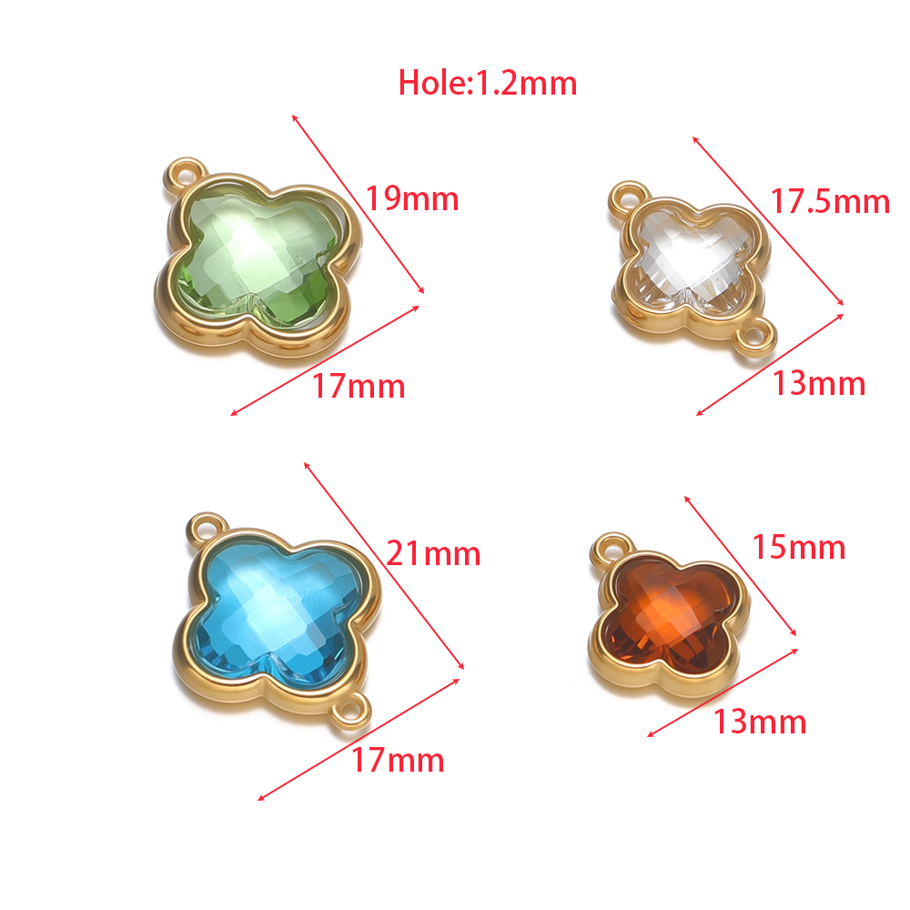 5 Peças de Pingentes de Trevo  - Women Accessories Bracelet avaliação e preço