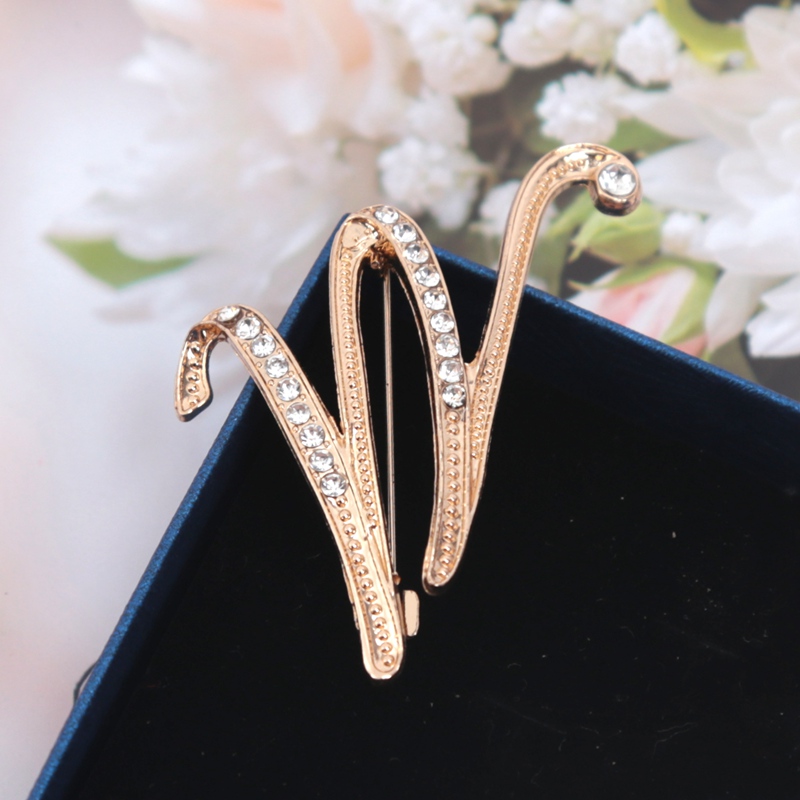 Moda feminina strass broche A- - Women Accessories In English avaliação e preço