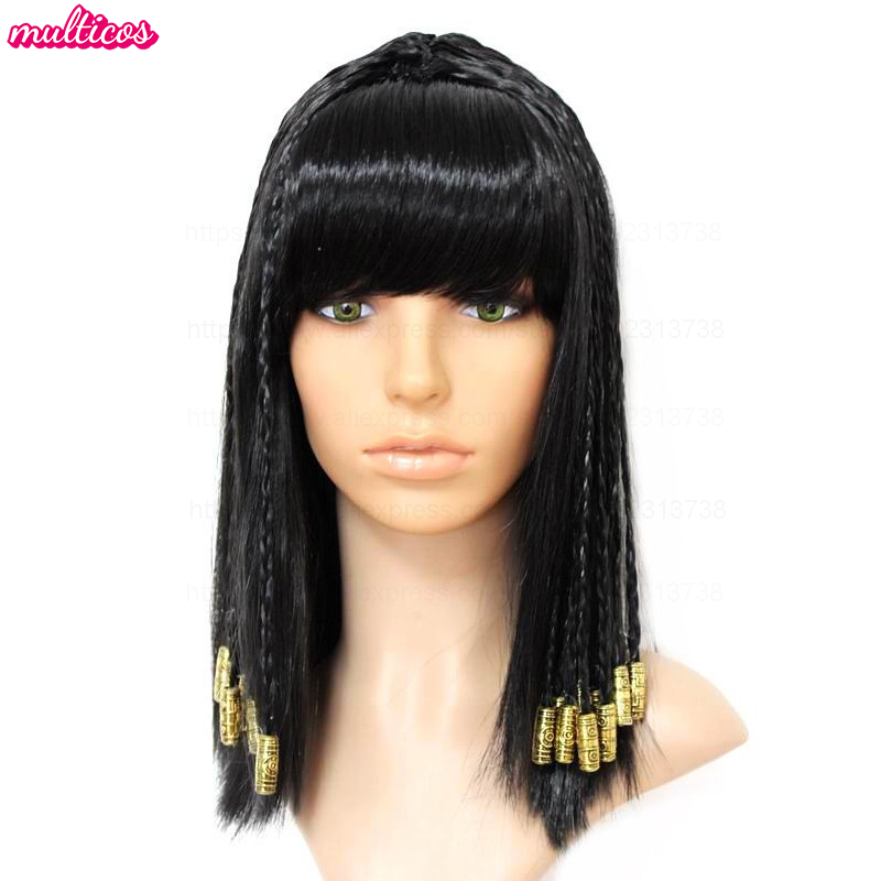 Cleópatra peruca mulher egito  - Women Accessories In Egypt avaliação e preço