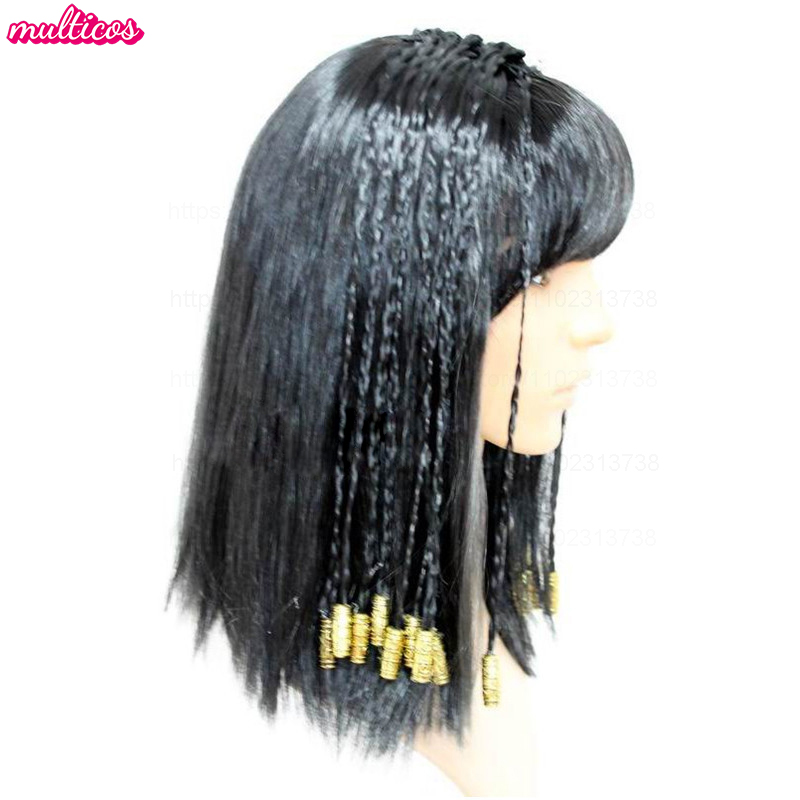 Cleópatra peruca mulher egito  - Women Accessories In Egypt avaliação e preço
