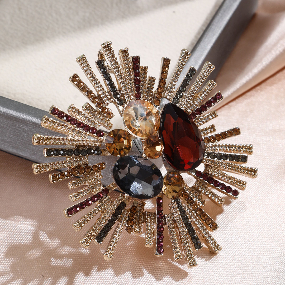 Broche de cristal de luxo de a - Women'S Accessories Manufacturers avaliação e preço