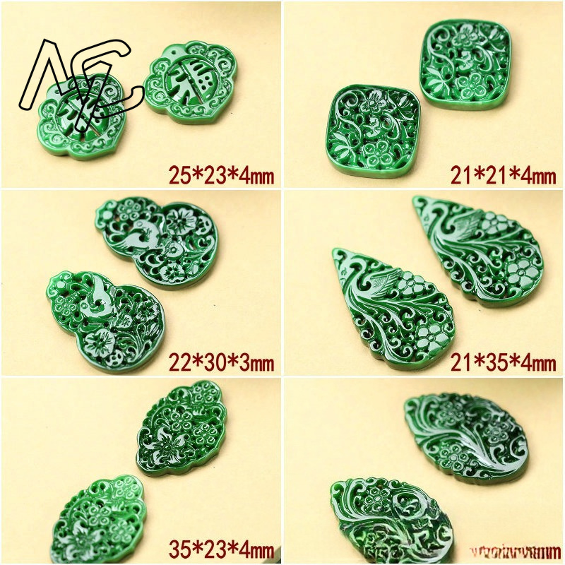 2 Peças DIY Esmeralda Verde Na - Women Accessories To Gift avaliação e preço