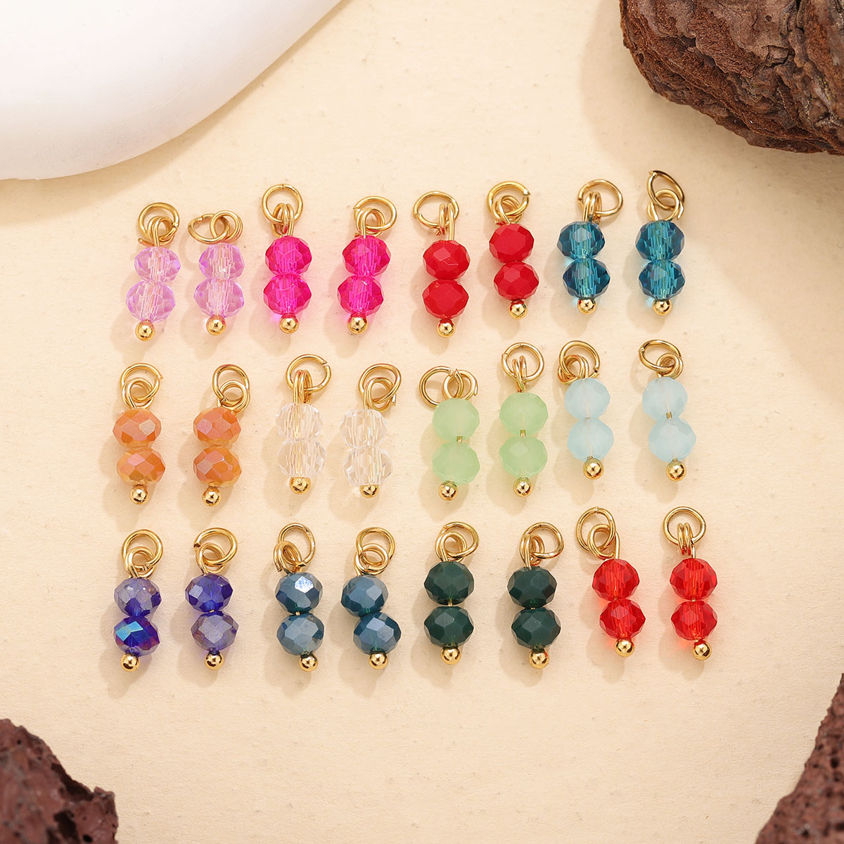 10 peças de Charms de Cristal  - Women Accessories Bracelet avaliação e preço
