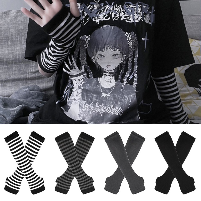 Mulheres manga longa gótico li - Women'S Winter Accessories Set avaliação e preço